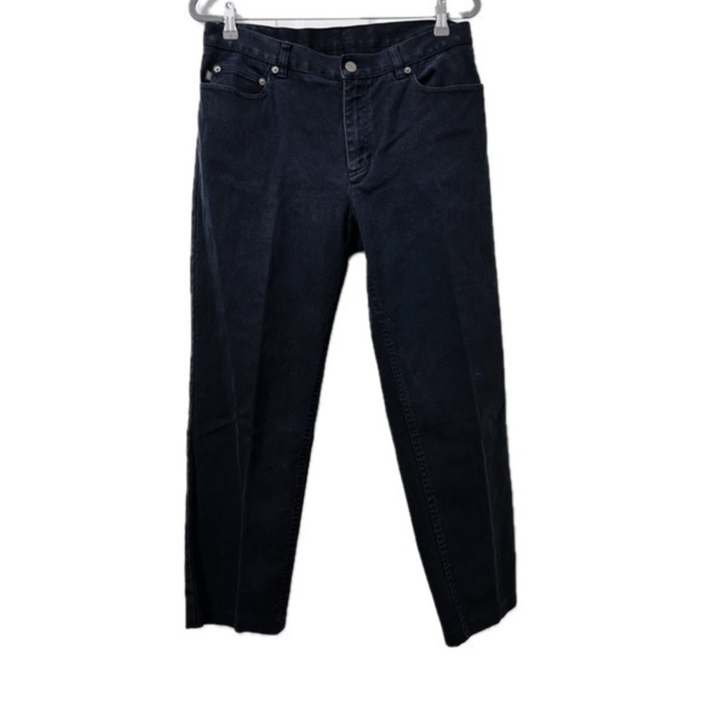 Vintage Lauren Jeans Co. Straight Leg Denim Jeans in Washed Black